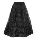 Moncler Quilted Flared Midi Skirt