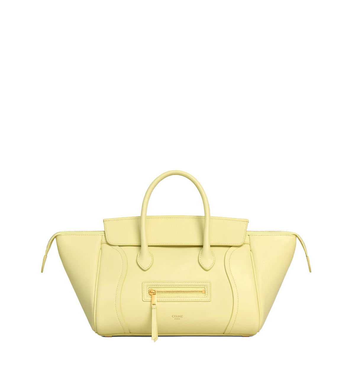 Small New Luggage in Supple Shiny Lambskin