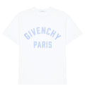 T-Shirt In Cotton With Givenchy Paris Embroidery