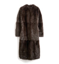 Silky shearling coat