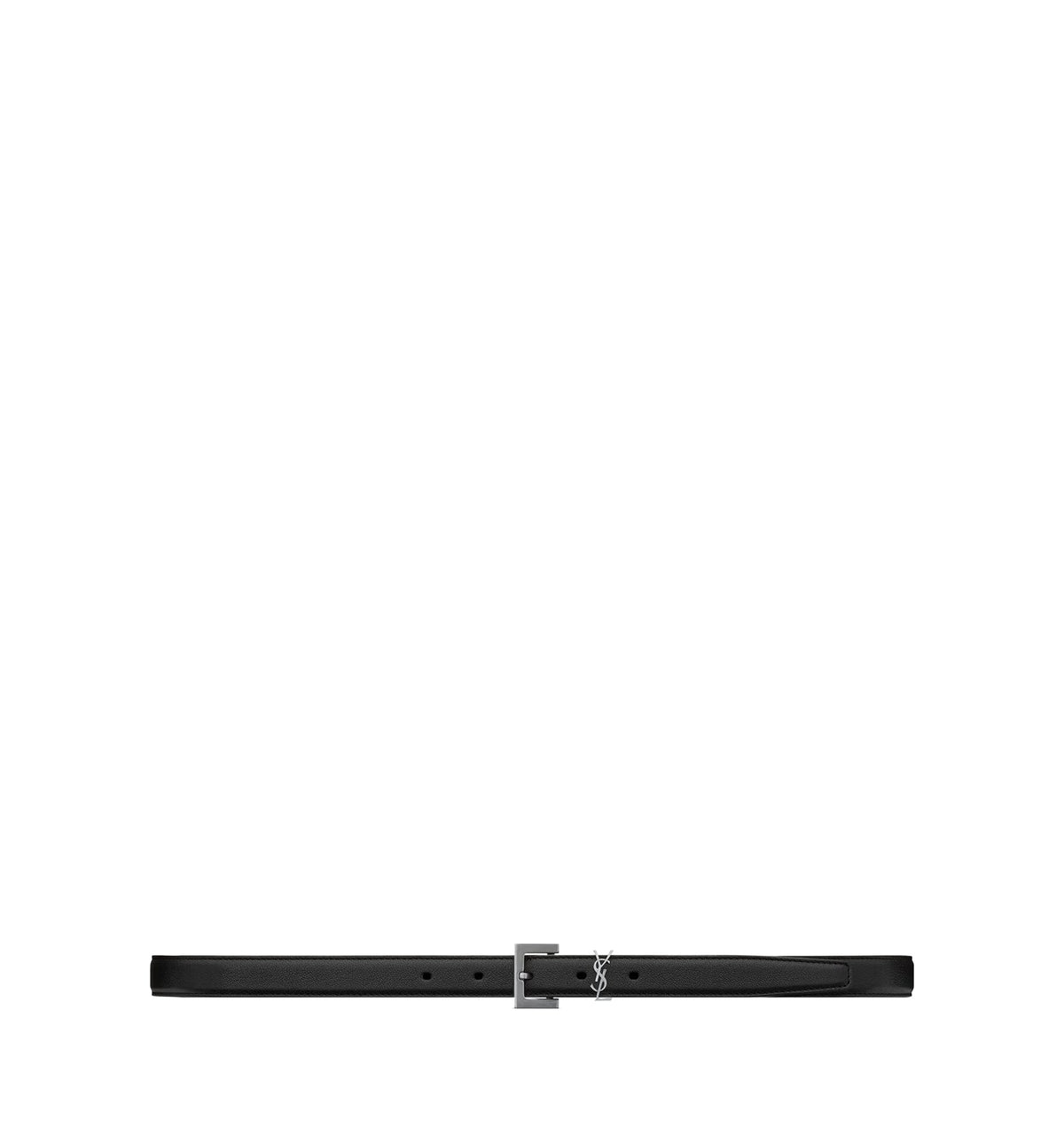 Cassandre Thin Belt In Smooth Leather