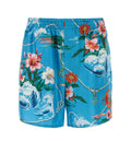 Printed Silk Twill Shorts