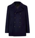 Soft Felt Peacoat