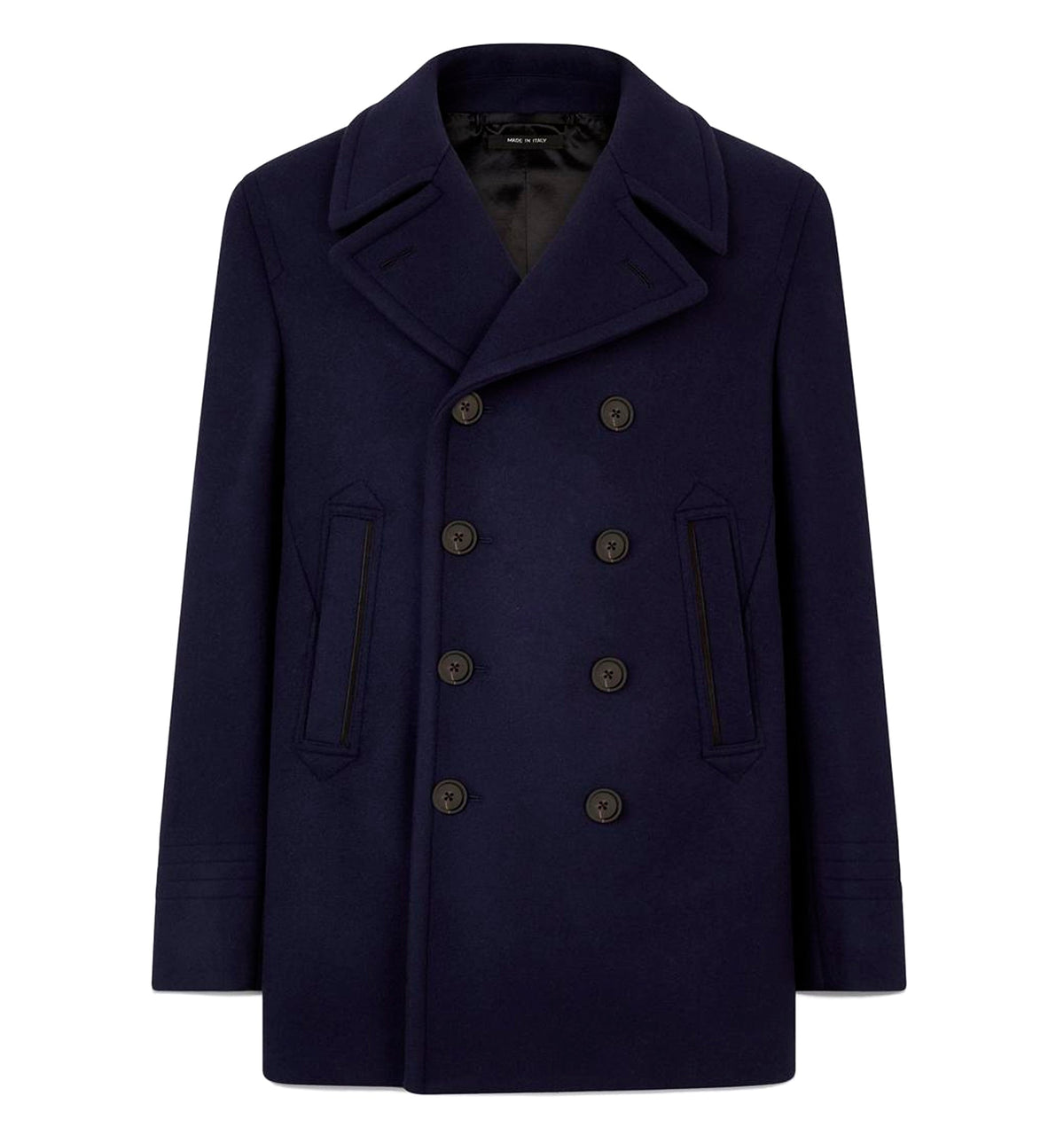 Soft Felt Peacoat