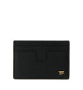 Small grain leather cardholder