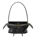 Small Whisker bag in glazed calfskin