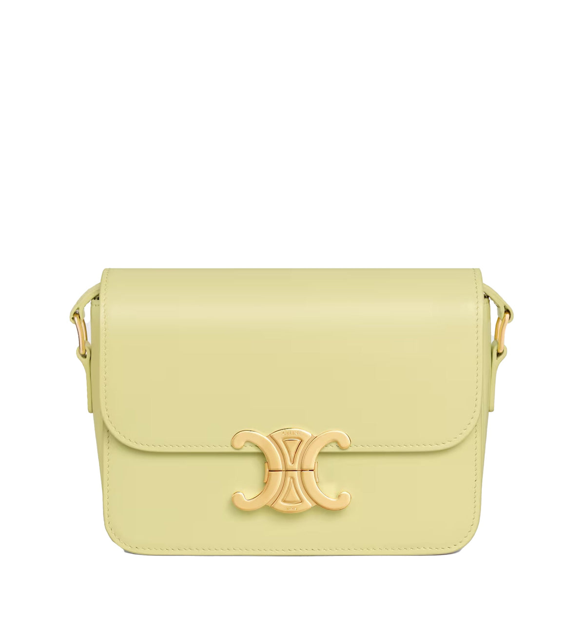 Teen Triomphe Bag In Shiny Calfskin