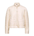 Aubrieta Geometric-Quilted Short Down Jacket