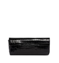 Soft Croco-Embossed T-Clutch