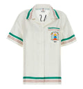Casa Way White Satin Shirt