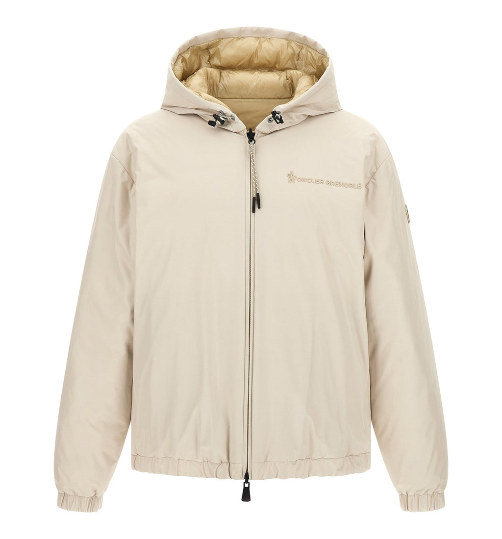 Berguns Reversible Hooded Down Bomber Jacket