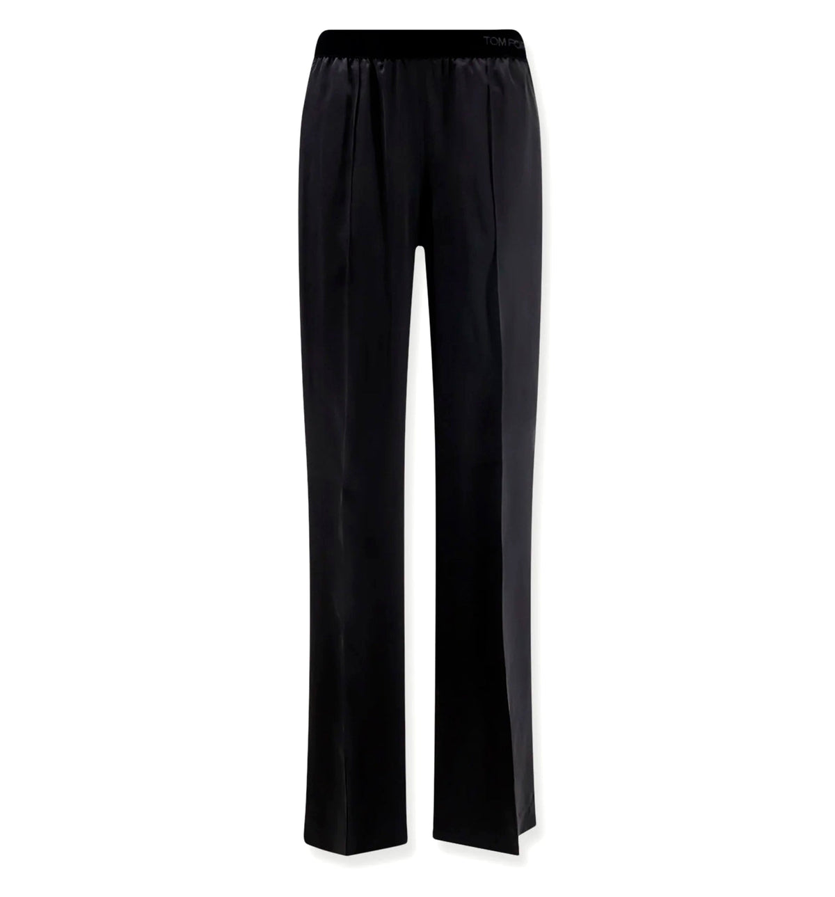 Stretch Silk Satin Pj Pants