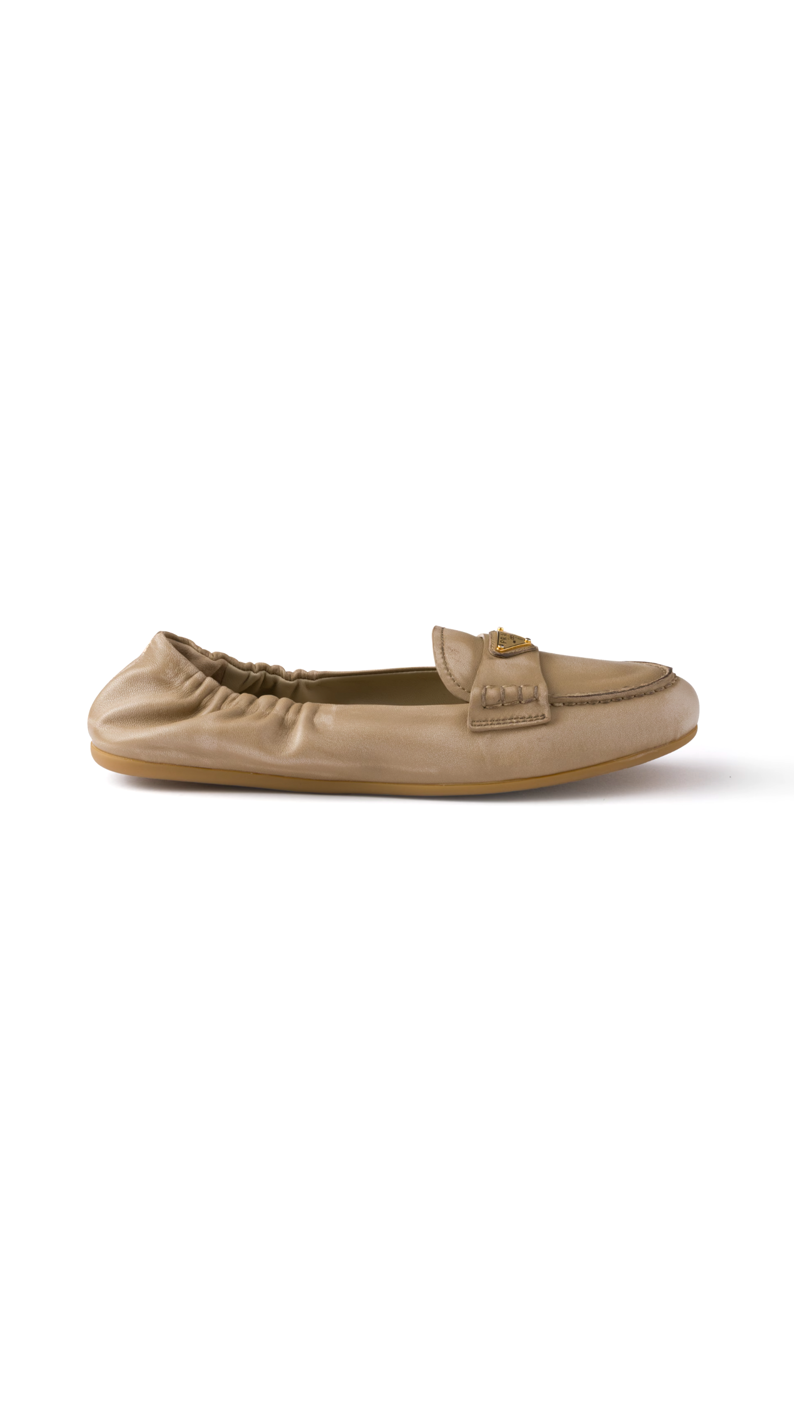 Nappa Leather Ballerinas - Sand Beige