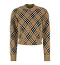 Embroidered Wool Blend Cardigan