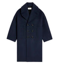 Navy Wool Coat