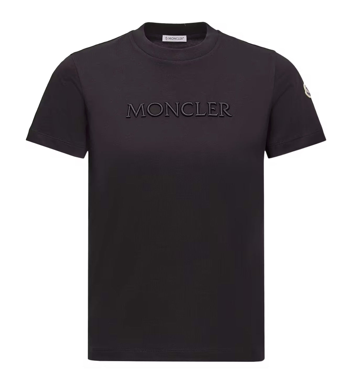 Embroidered Logo Cotton T-Shirt