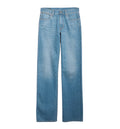 Bleached Washed Cotton Denim Pants