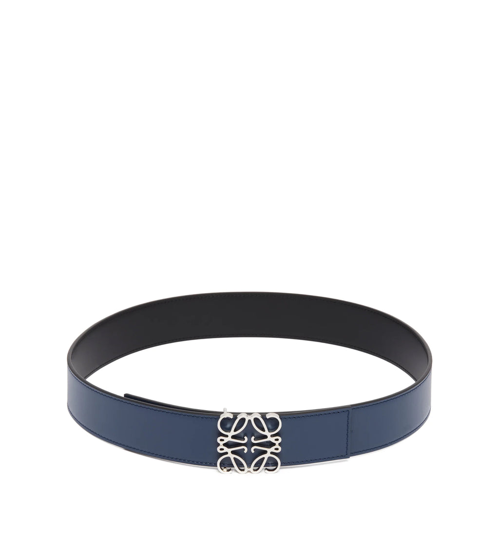 Reversible Anagram Belt In Smooth Calfskin