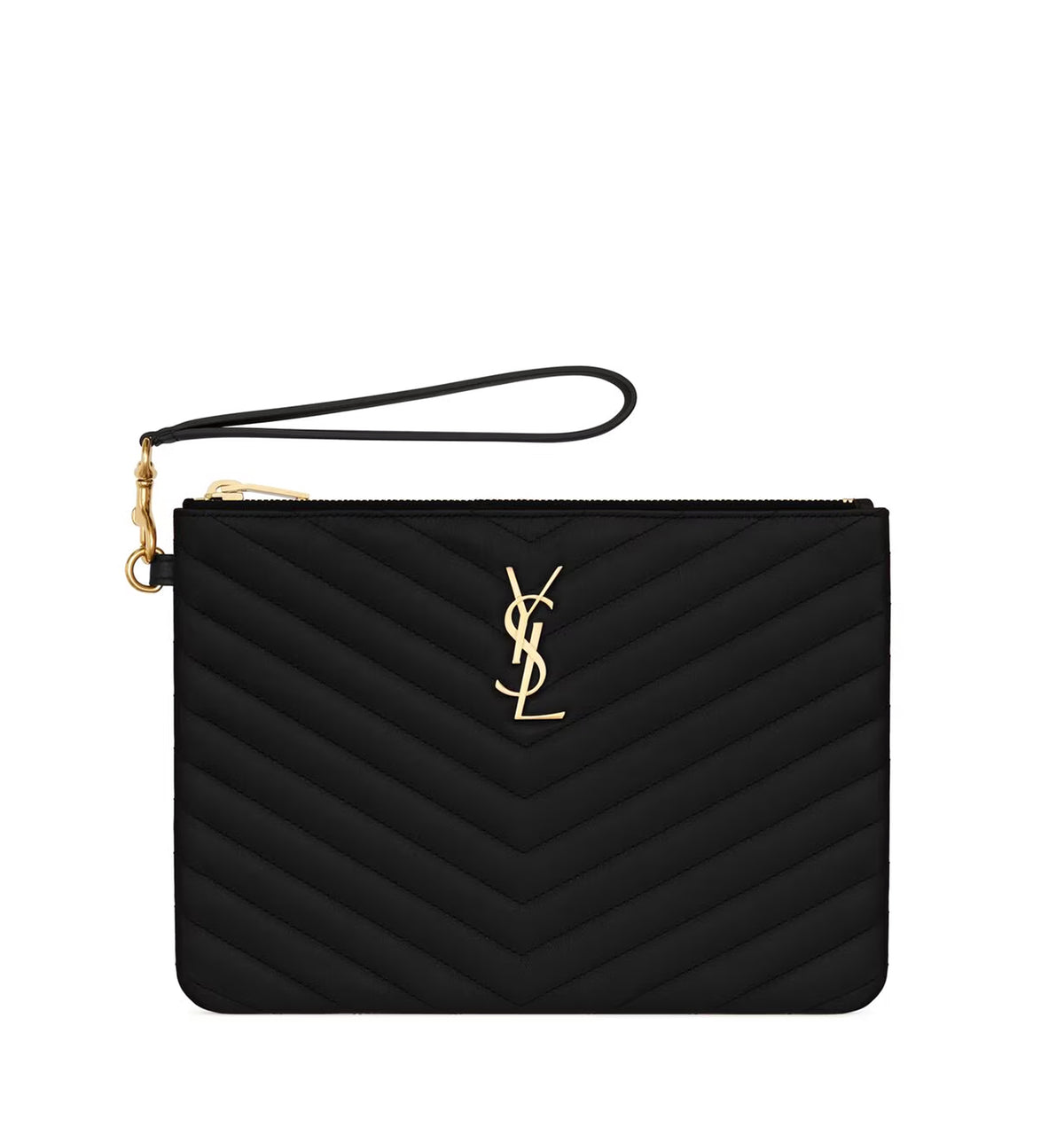 Cassandre Matelassé A5 Pouch In Leather