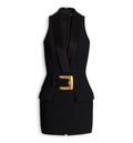 Short belted dress