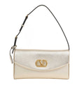 Valentino Garavani Devain Small Shoulder Bag In Laminated Nappa Leather