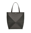 XL Puzzle Fold Tote in Shiny Calfskin
