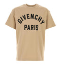 T-shirt in Cotton With GIVENCHY Paris Embroidery