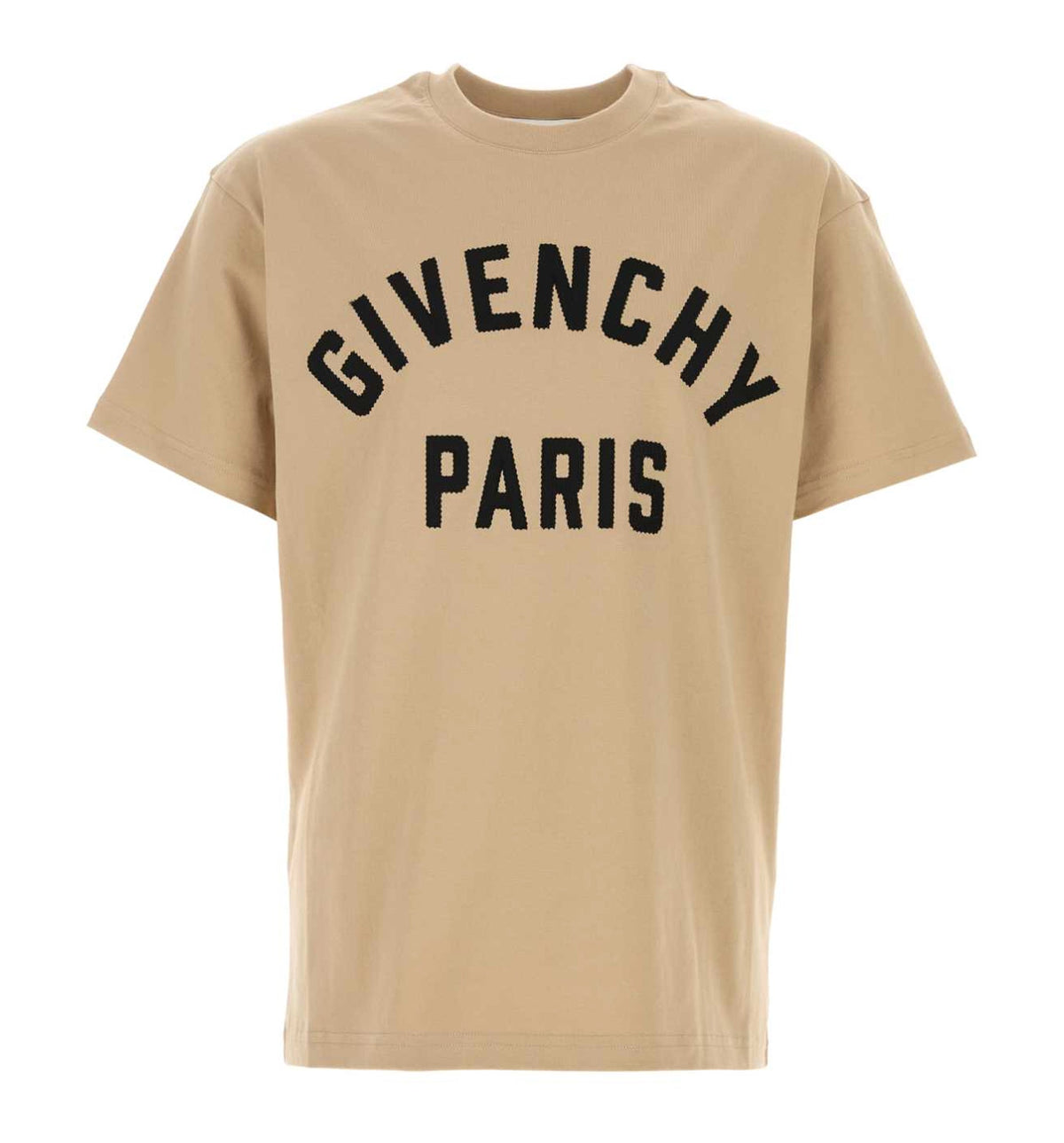 T-shirt in Cotton With GIVENCHY Paris Embroidery