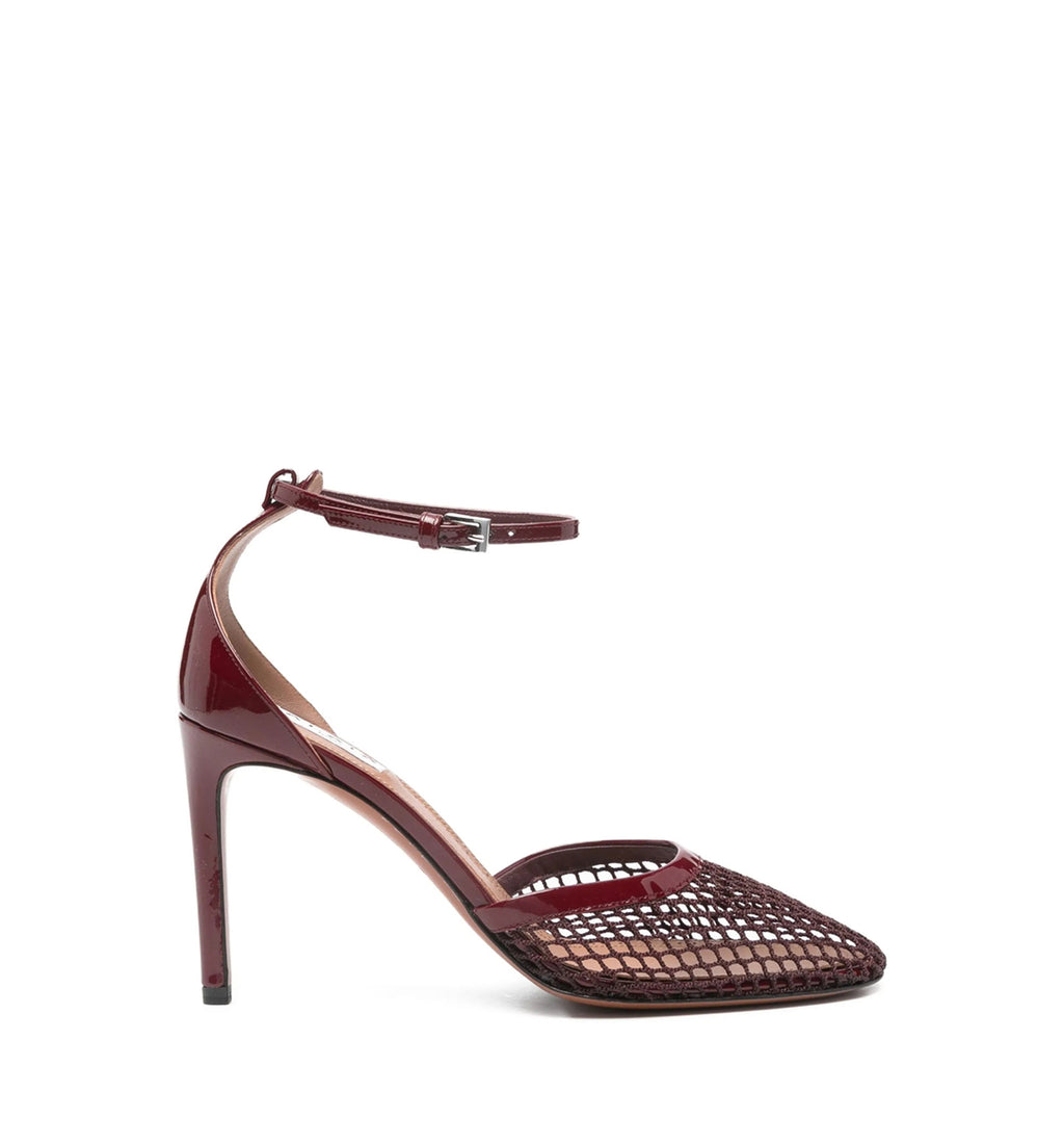 High Fishnet Pumps