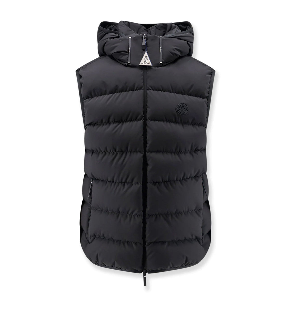 Arinella Matt Black sleeveless down jacket