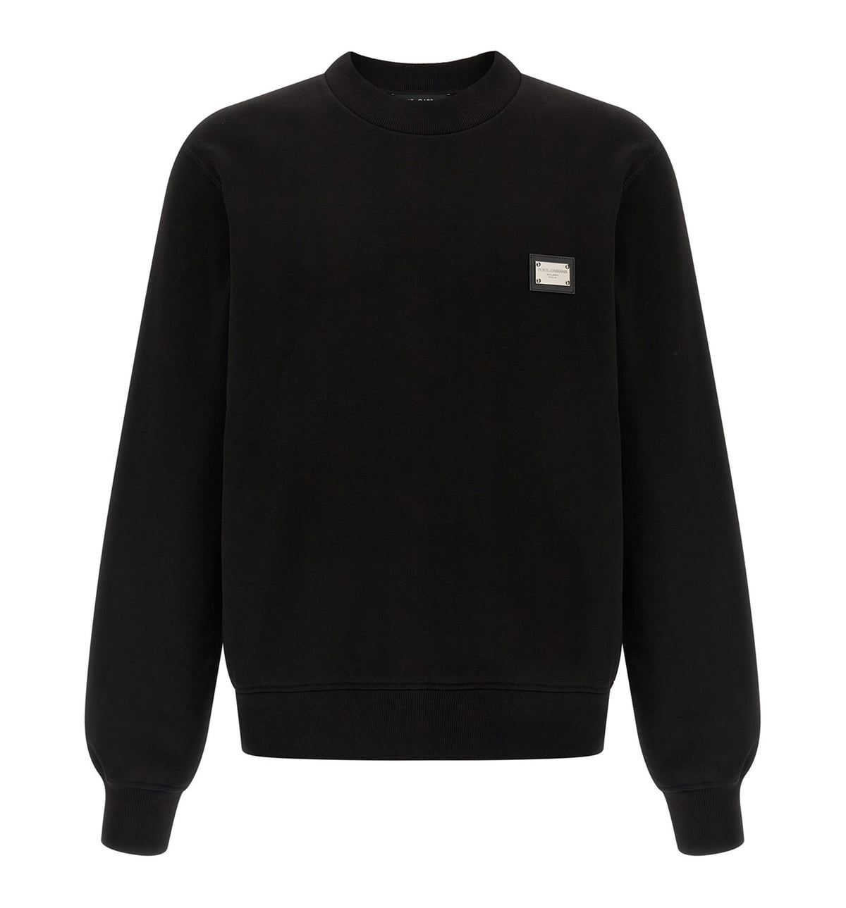 Jersey Sweatshirt With Branded Tag