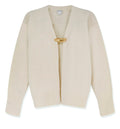Cashmere, wool and silk cardigan