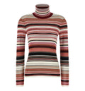 Striped Turtleneck Sweater