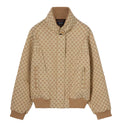 GG Cotton Canvas Fabric Zip Jacket