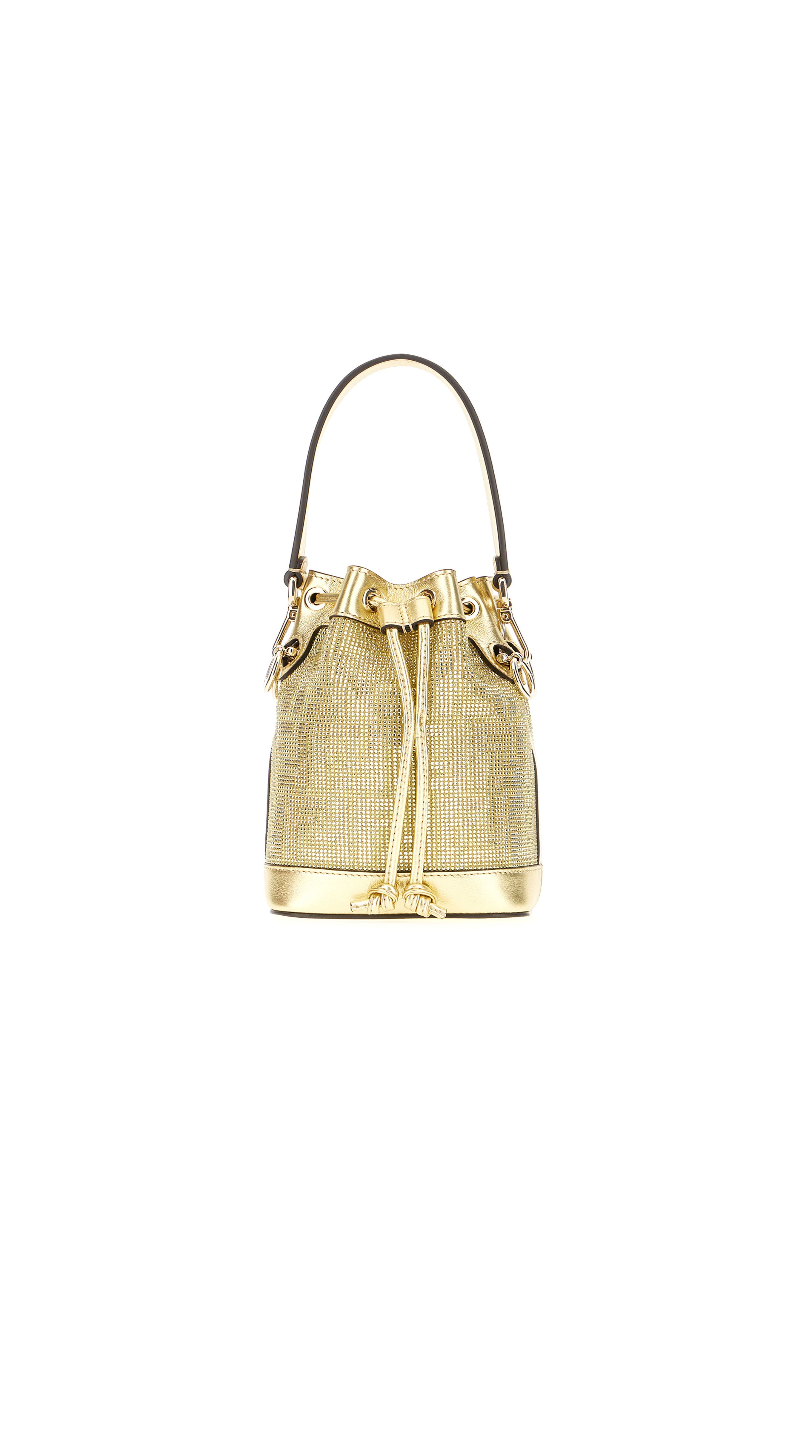 Mon Tresor Mini Bucket Bag  - Gold