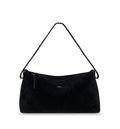 Scoop Suede Clutch