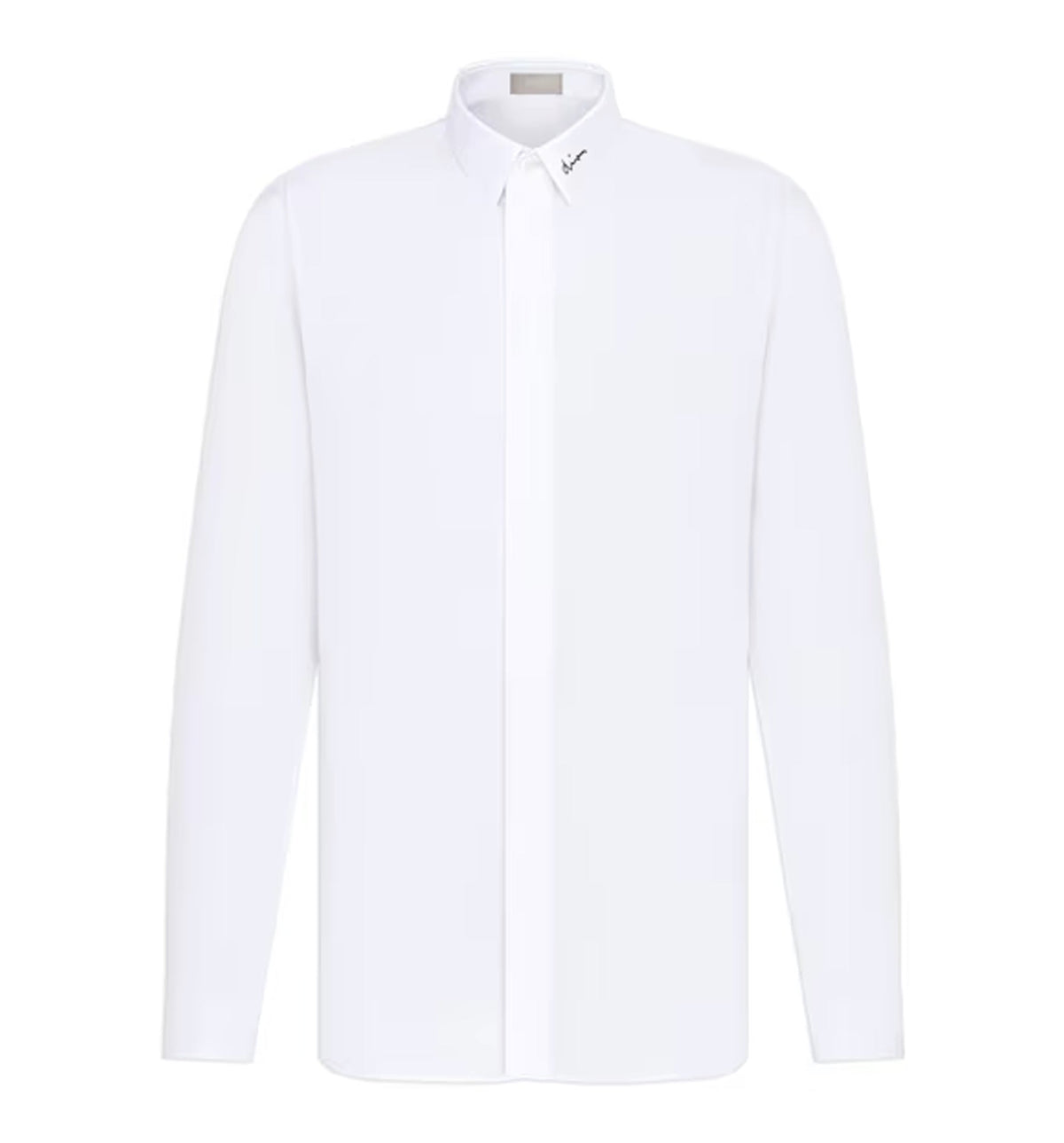 Shirt with Dior Embroidery