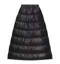 A-Line Down Midi Skirt