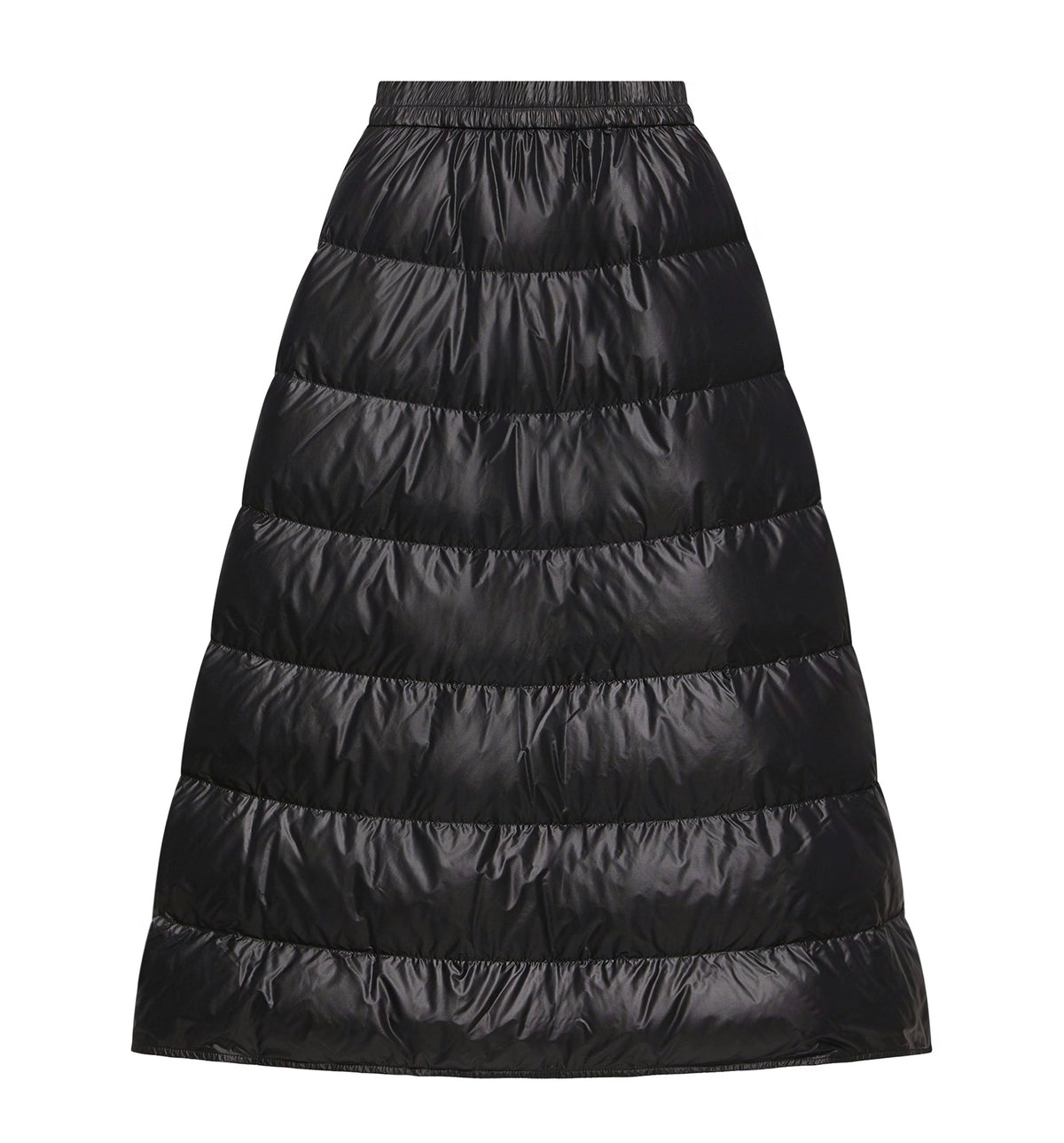 A-Line Down Midi Skirt