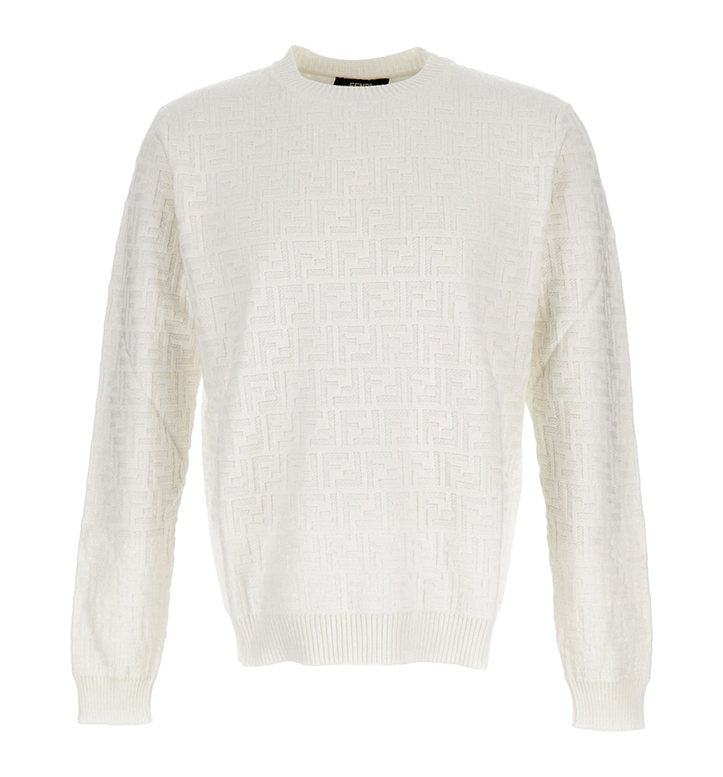 FF Jacquard Cotton Sweater