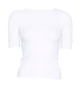 Seamless stretch nylon jersey T-shirt