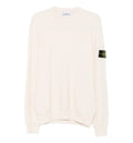 Loose-fit Crewneck Sweater With Ribbed Trims