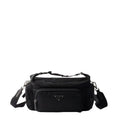 Re-Nylon and Saffiano Leather Shoulder Bag