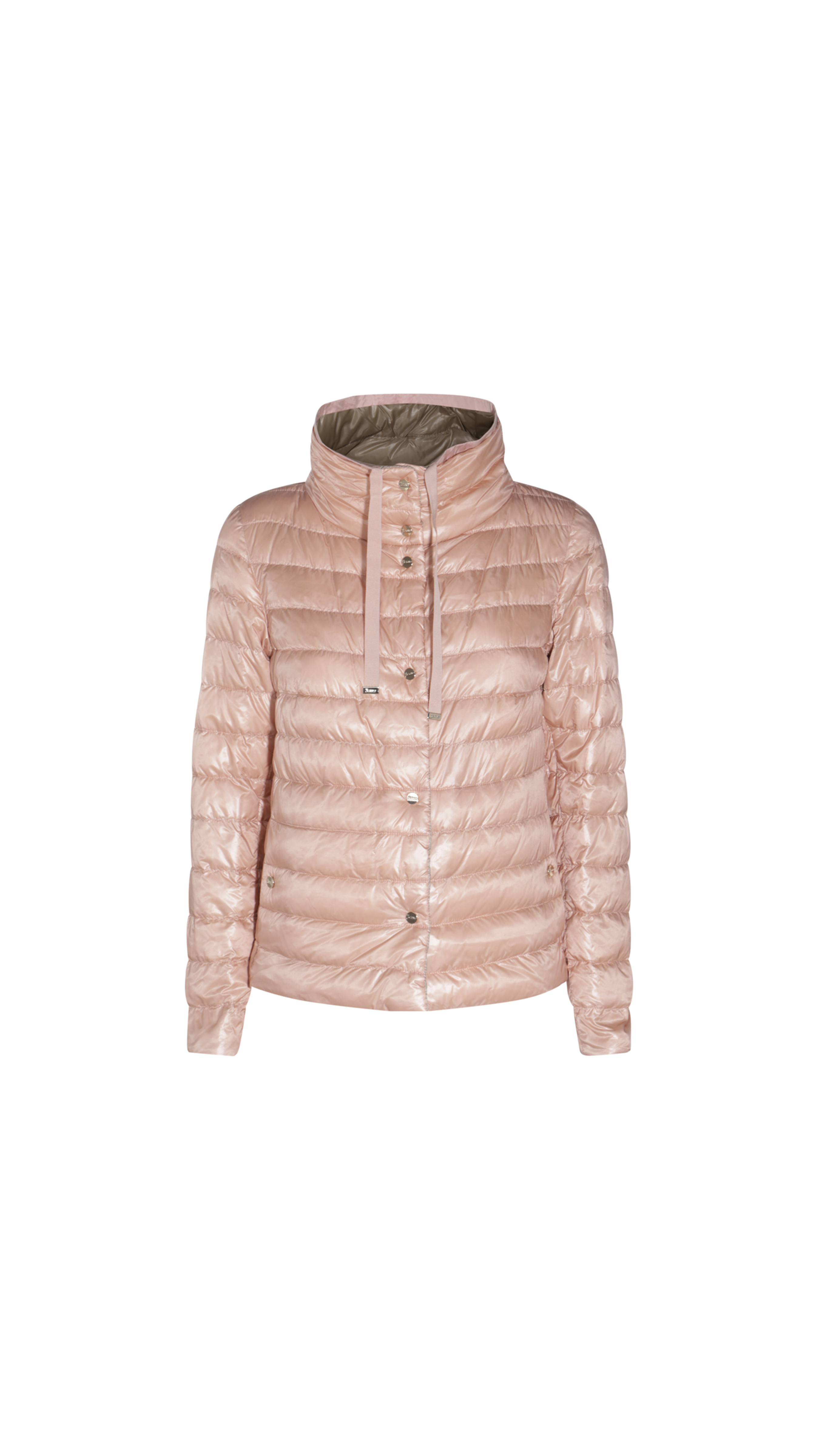 Reversible Lightweight Down Jacket - Pink/Grey