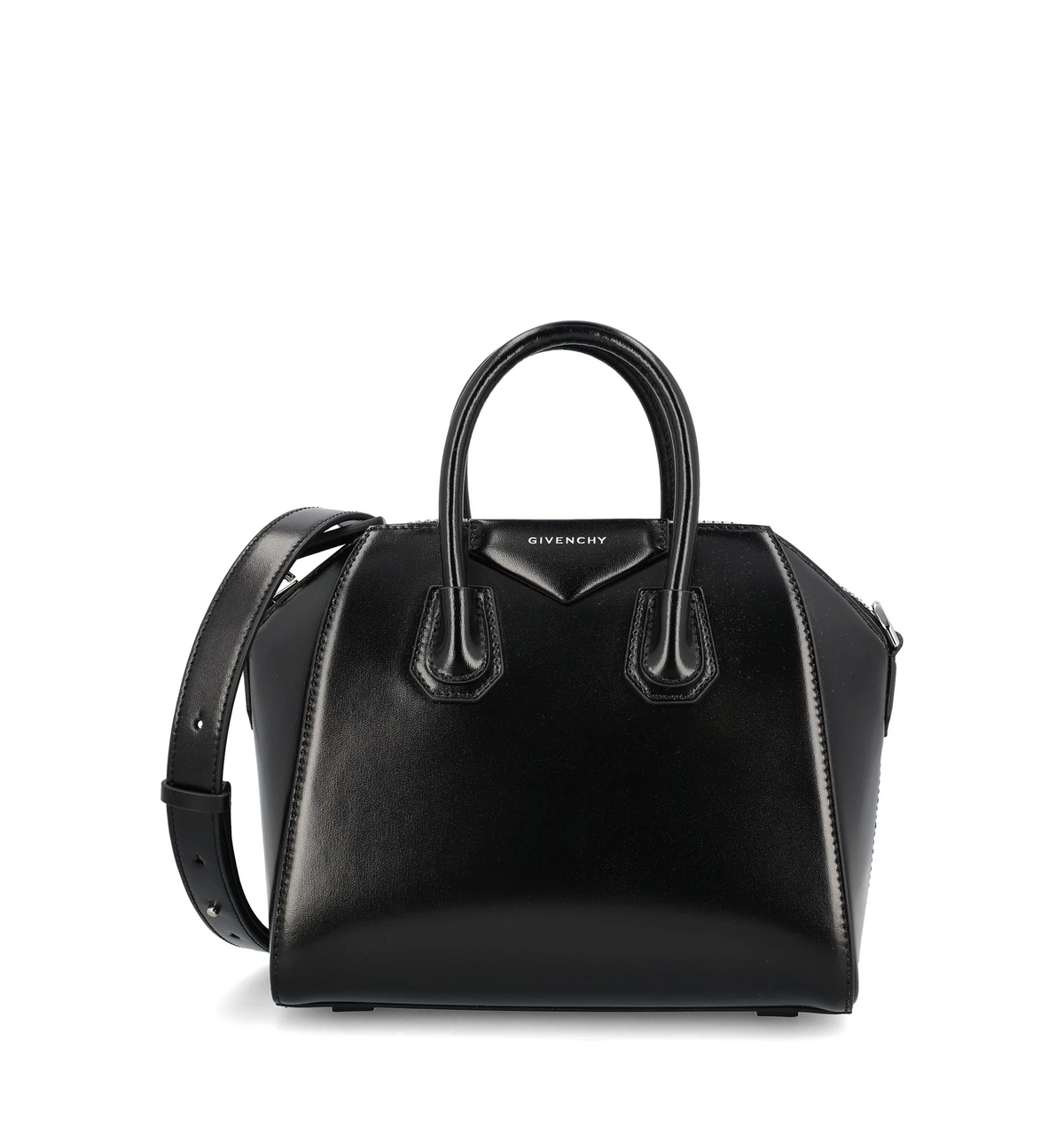 Mini Antigona bag in Box leather