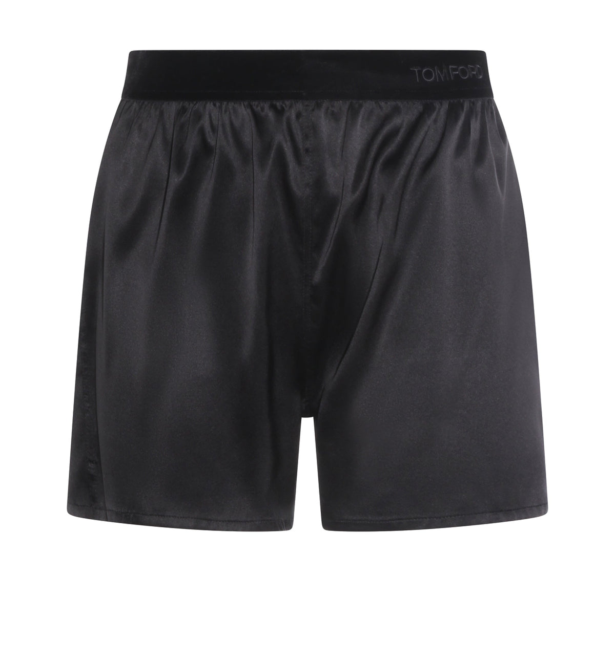 Stretch Silk Satin PJ Shorts