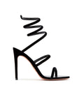 Cleo Black Velvet Sandal 105