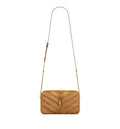 Loulou Camera Bag In Matelassé Suede