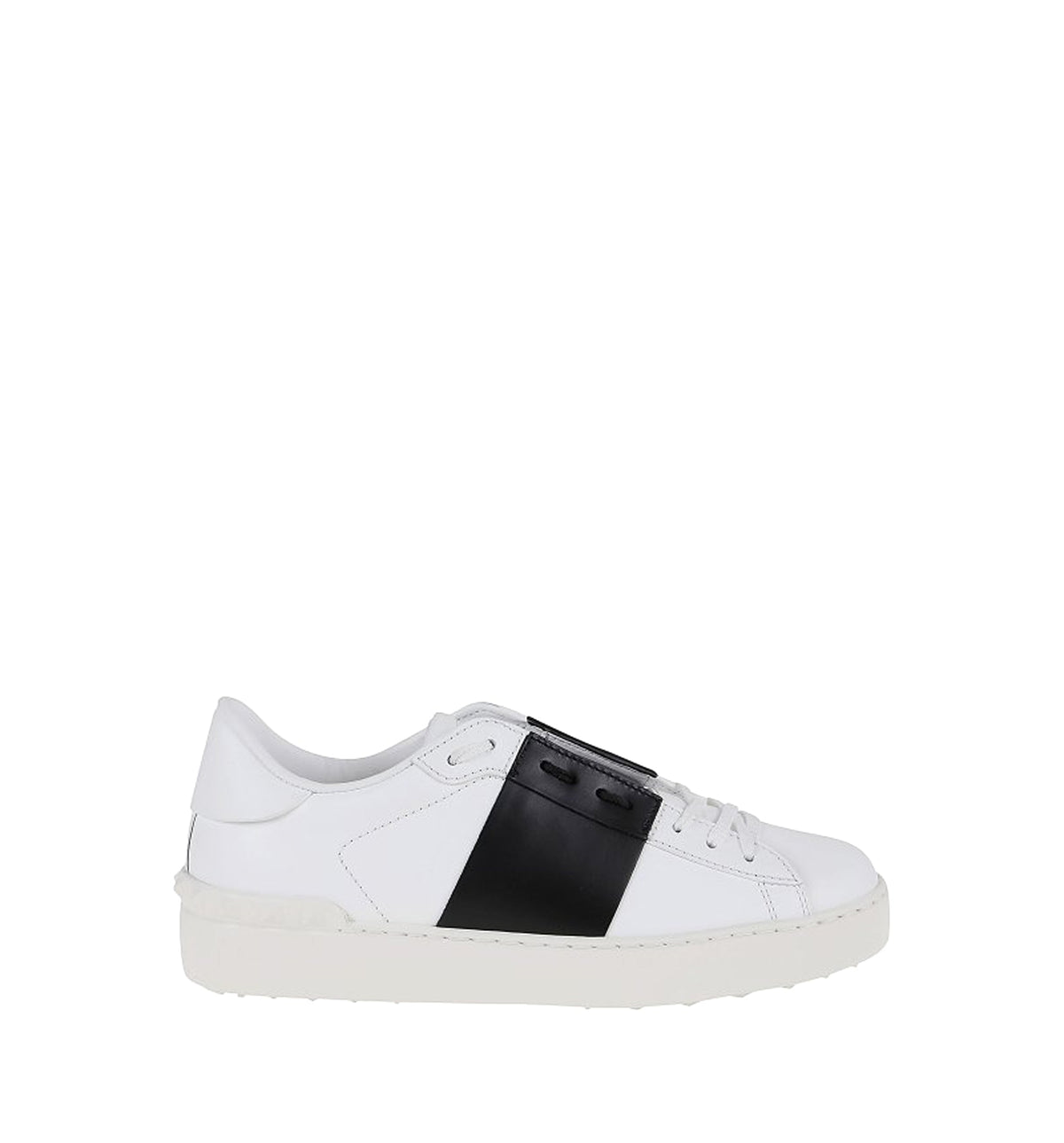 Open Leather Sneakers