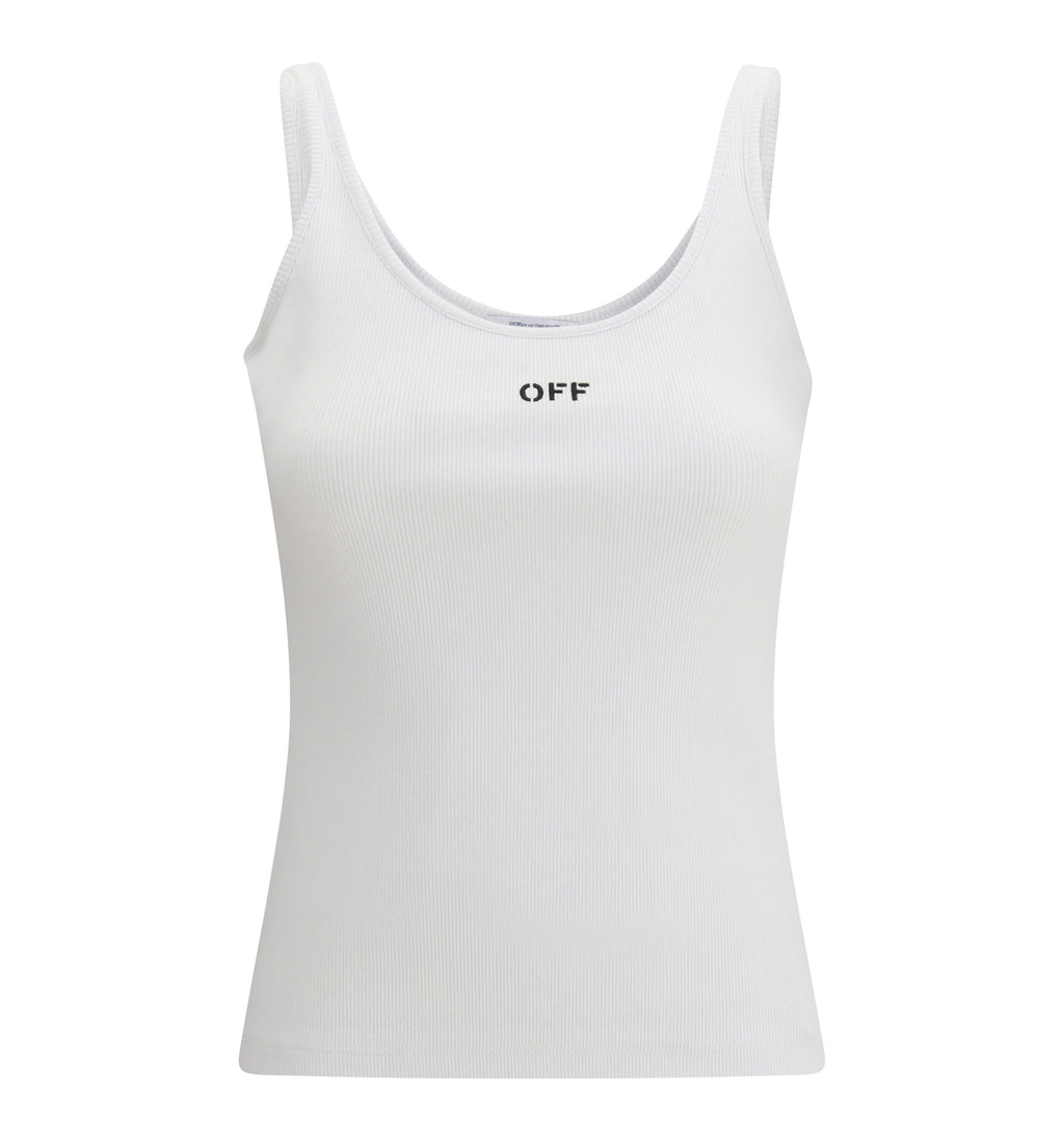 Off Stamp Rib Tank Top